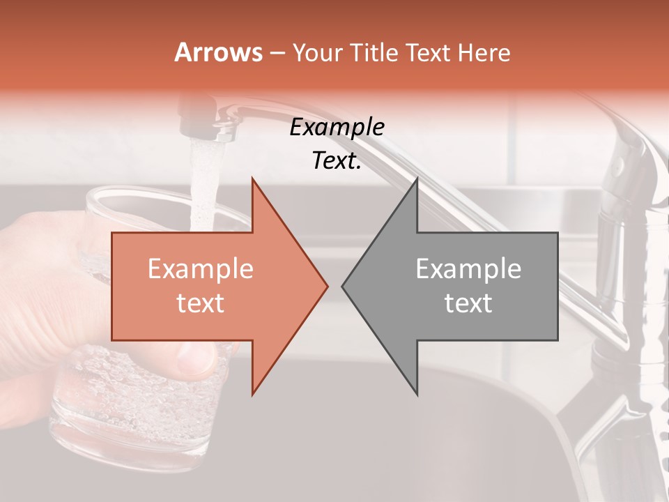 A Person Filling A Glass With Water From A Faucet PowerPoint Template