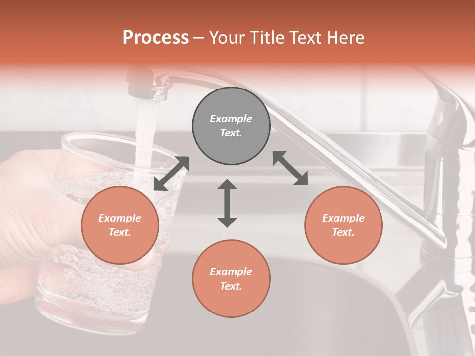 A Person Filling A Glass With Water From A Faucet PowerPoint Template