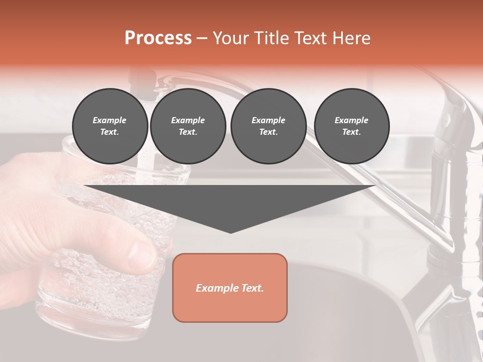 A Person Filling A Glass With Water From A Faucet PowerPoint Template