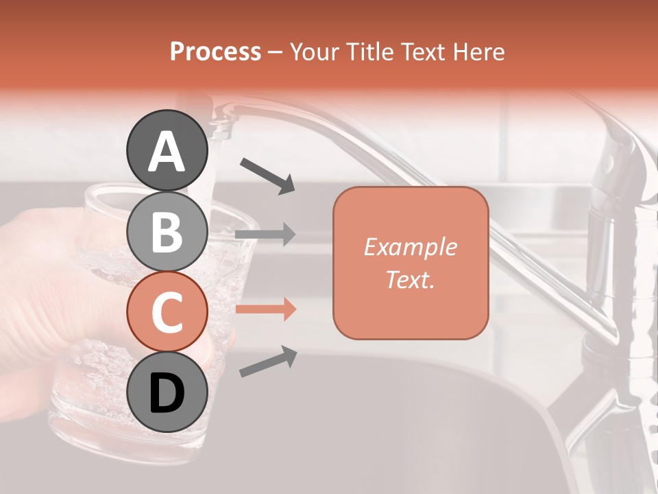 A Person Filling A Glass With Water From A Faucet PowerPoint Template
