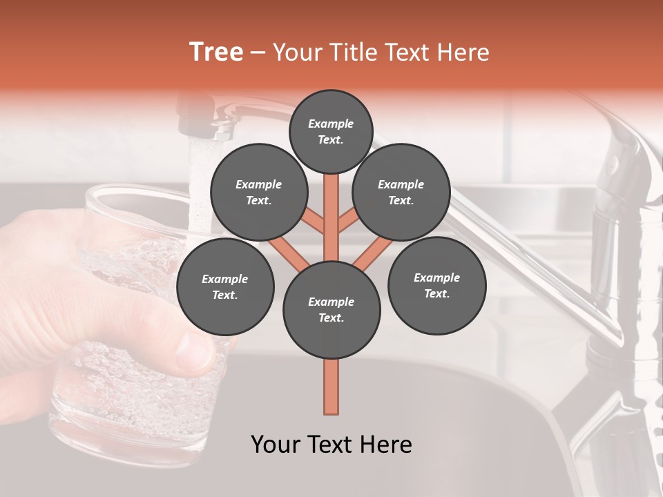 A Person Filling A Glass With Water From A Faucet PowerPoint Template