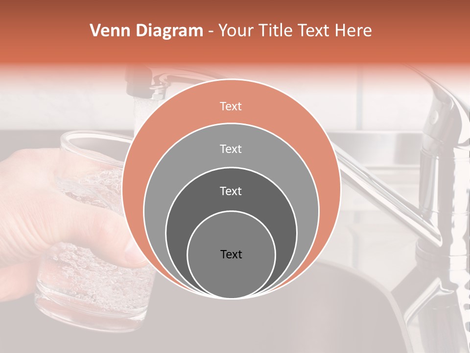 A Person Filling A Glass With Water From A Faucet PowerPoint Template