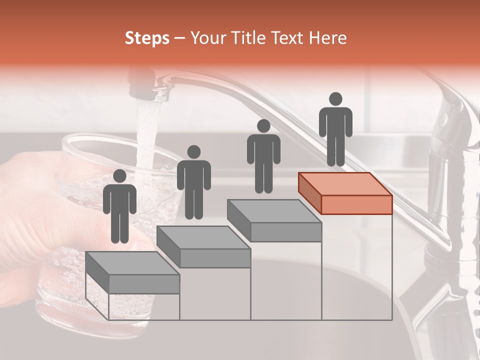 A Person Filling A Glass With Water From A Faucet PowerPoint Template