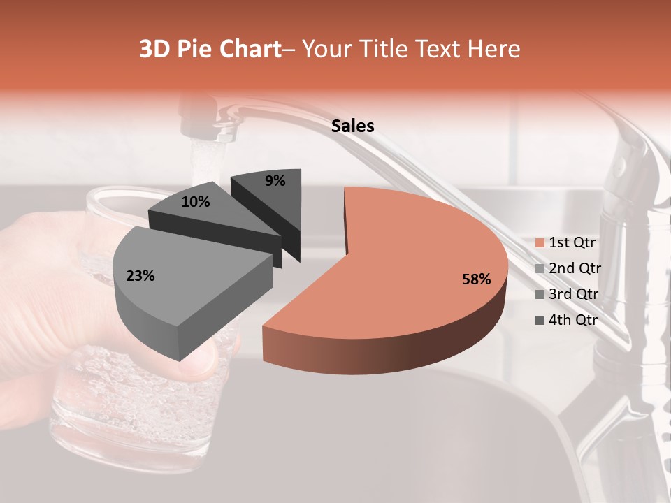 A Person Filling A Glass With Water From A Faucet PowerPoint Template