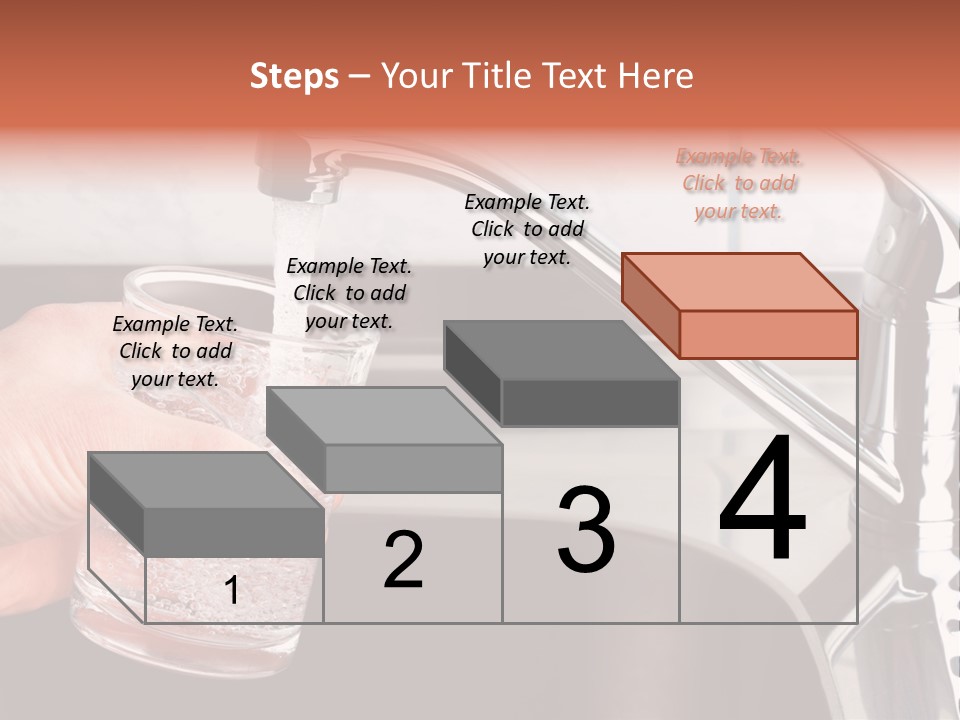 A Person Filling A Glass With Water From A Faucet PowerPoint Template