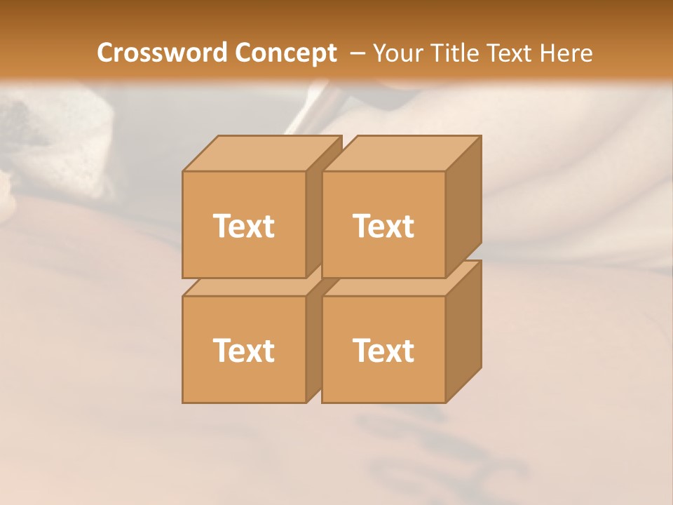 A Person Writing On A Piece Of Paper With A Pen PowerPoint Template