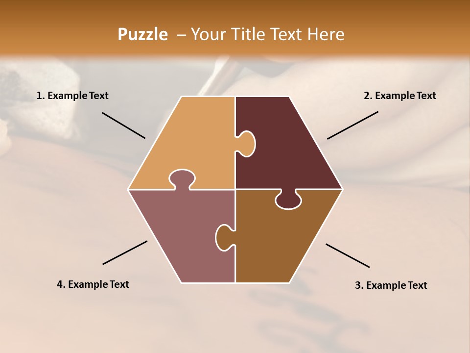 A Person Writing On A Piece Of Paper With A Pen PowerPoint Template