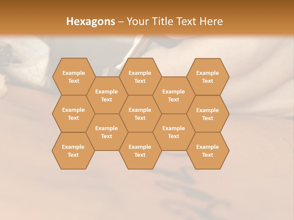 A Person Writing On A Piece Of Paper With A Pen PowerPoint Template