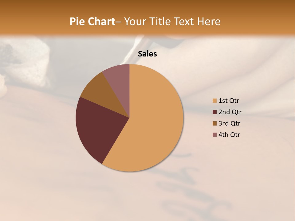 A Person Writing On A Piece Of Paper With A Pen PowerPoint Template