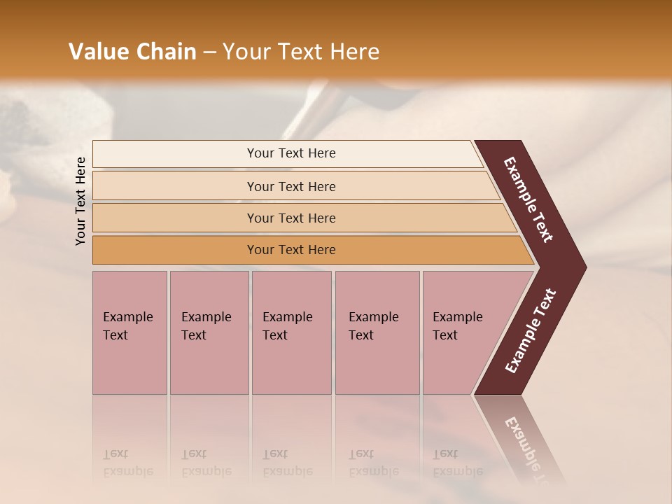 A Person Writing On A Piece Of Paper With A Pen PowerPoint Template
