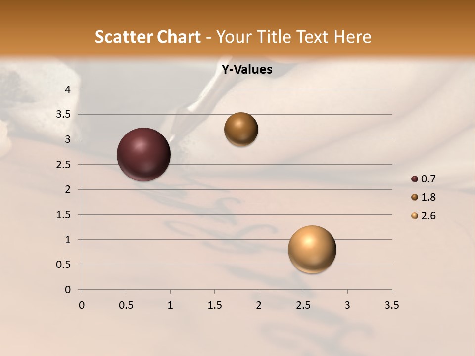 A Person Writing On A Piece Of Paper With A Pen PowerPoint Template
