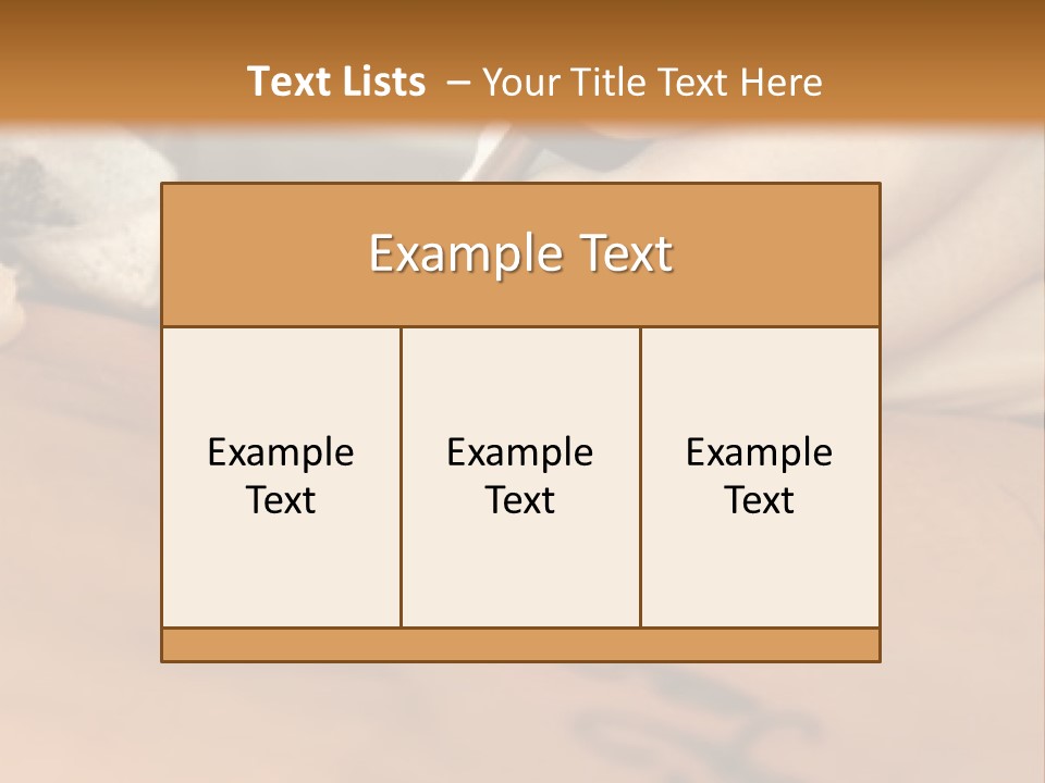 A Person Writing On A Piece Of Paper With A Pen PowerPoint Template