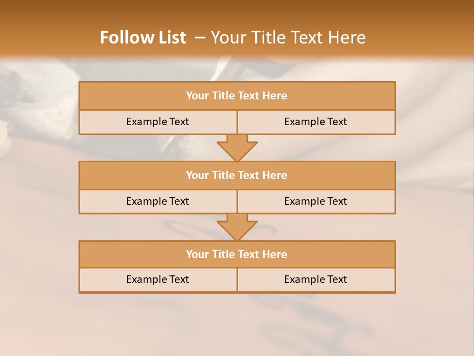 A Person Writing On A Piece Of Paper With A Pen PowerPoint Template