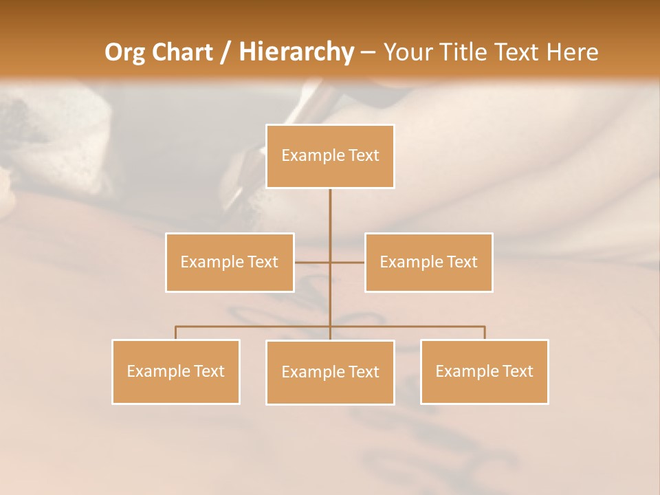 A Person Writing On A Piece Of Paper With A Pen PowerPoint Template