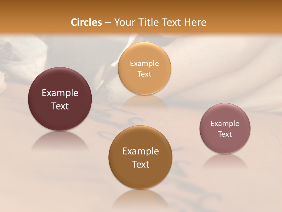 A Person Writing On A Piece Of Paper With A Pen PowerPoint Template