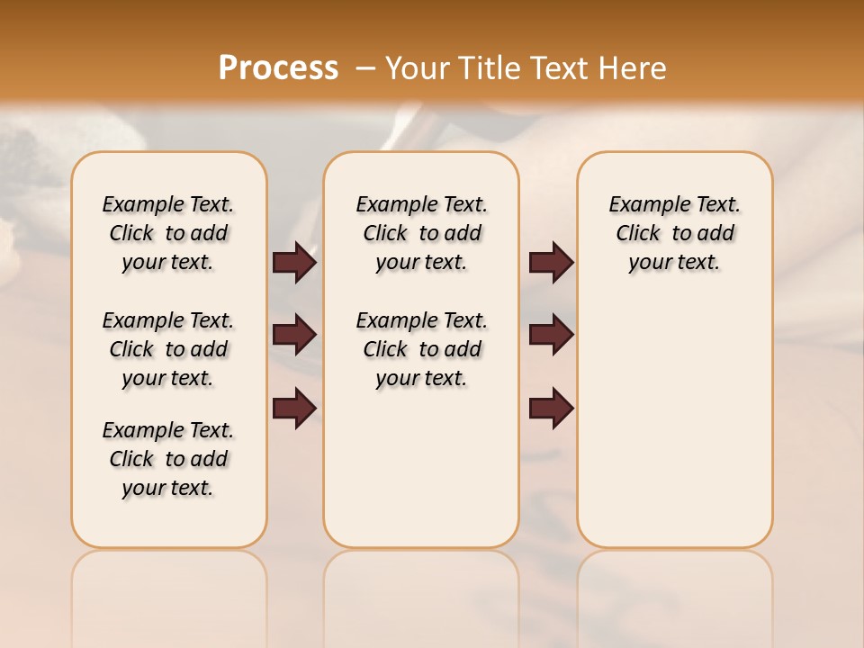 A Person Writing On A Piece Of Paper With A Pen PowerPoint Template