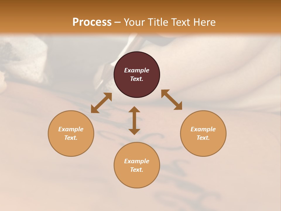 A Person Writing On A Piece Of Paper With A Pen PowerPoint Template