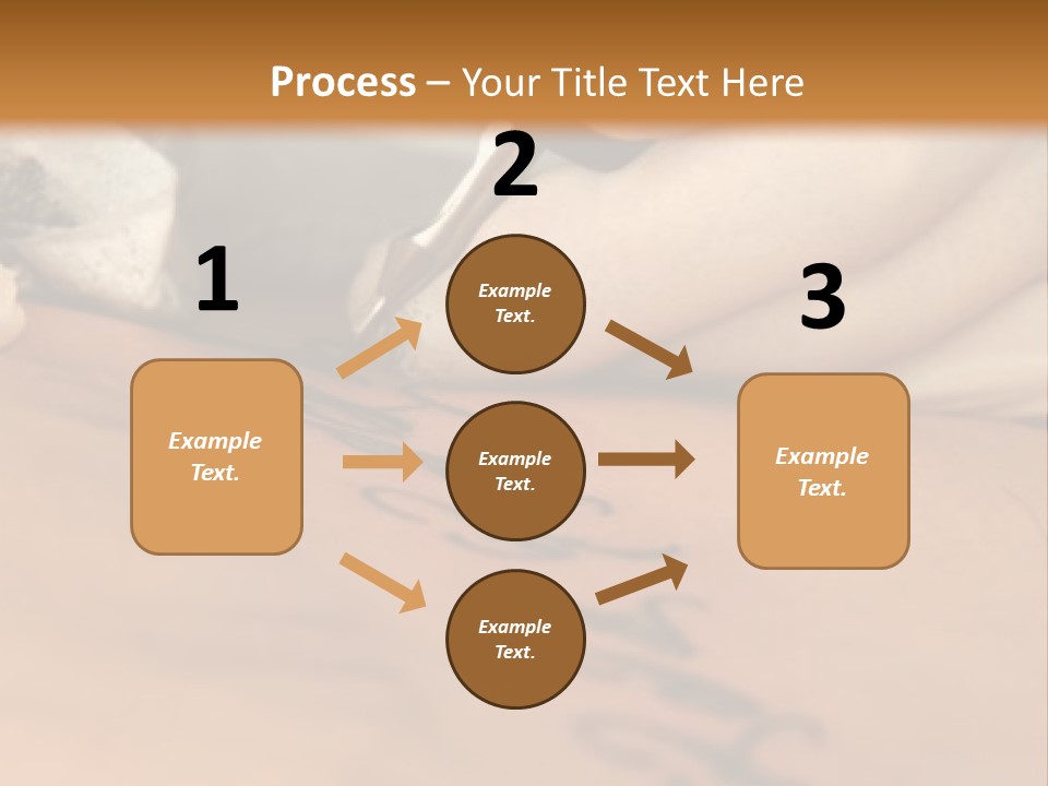 A Person Writing On A Piece Of Paper With A Pen PowerPoint Template