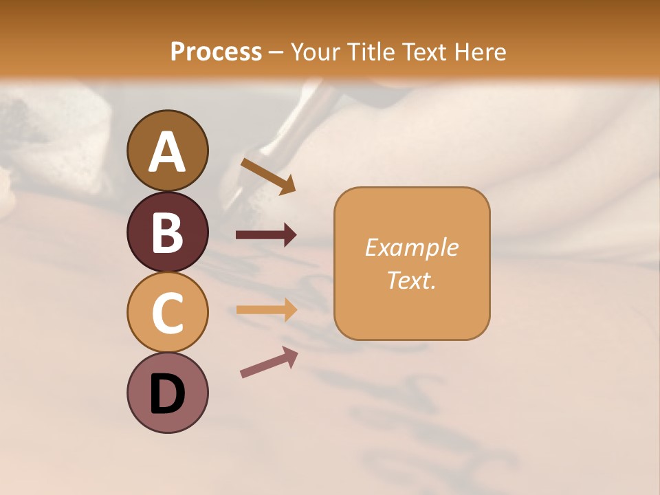 A Person Writing On A Piece Of Paper With A Pen PowerPoint Template