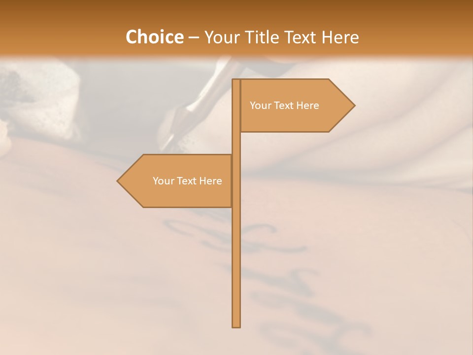 A Person Writing On A Piece Of Paper With A Pen PowerPoint Template