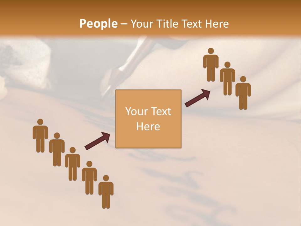 A Person Writing On A Piece Of Paper With A Pen PowerPoint Template