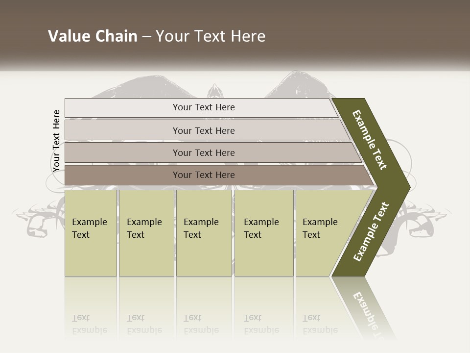 A Picture Of An Eagle With A Star On It PowerPoint Template