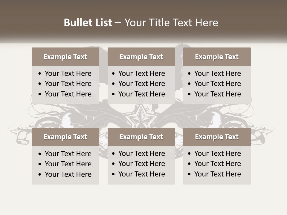 A Picture Of An Eagle With A Star On It PowerPoint Template