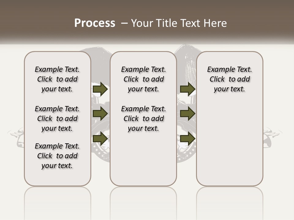 A Picture Of An Eagle With A Star On It PowerPoint Template