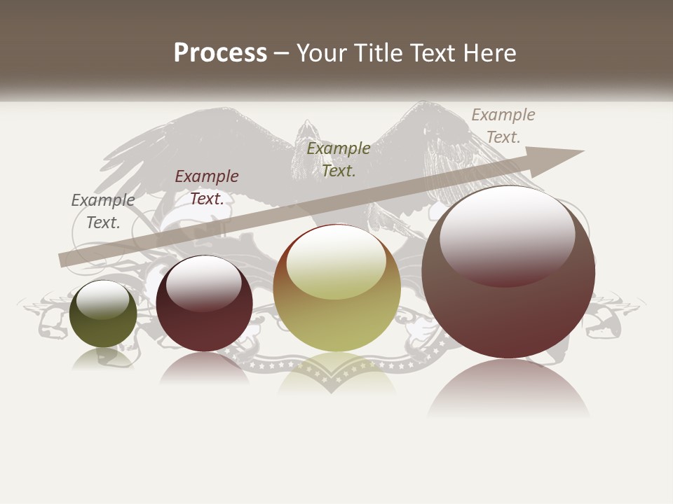 A Picture Of An Eagle With A Star On It PowerPoint Template