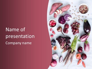 A Table Topped With Lots Of Different Types Of Vegetables PowerPoint Template