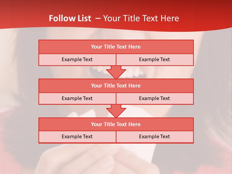 A Woman Eating A Piece Of Food With Her Eyes Closed PowerPoint Template