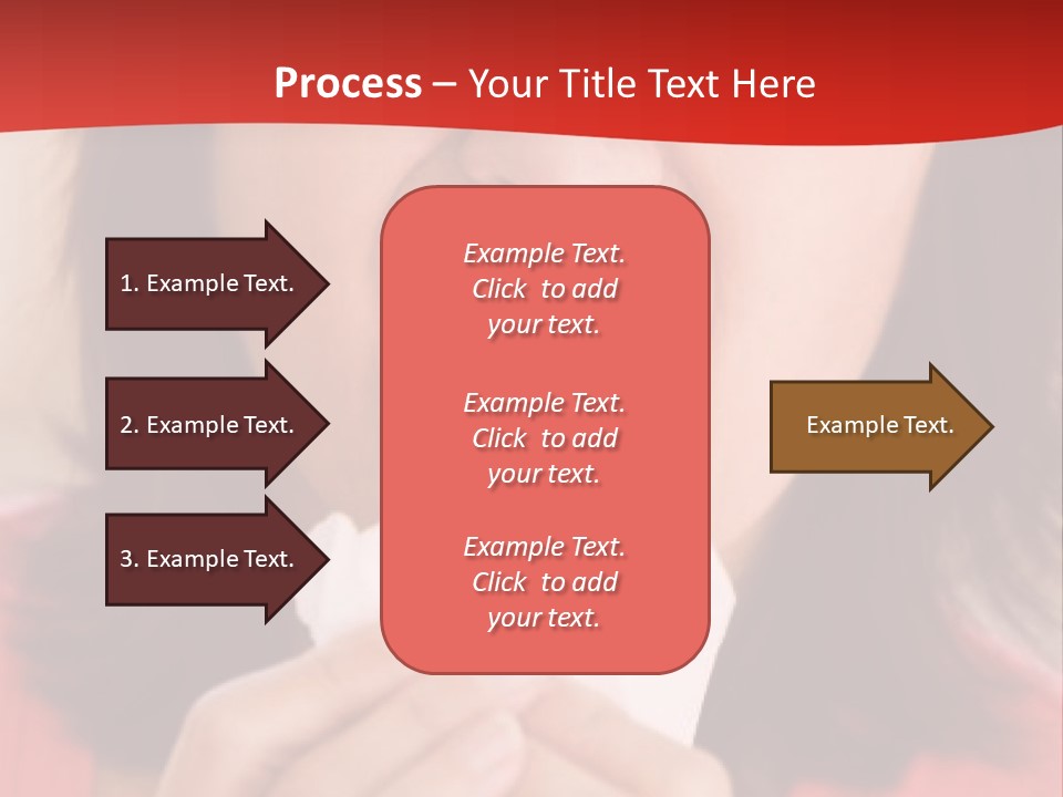 A Woman Eating A Piece Of Food With Her Eyes Closed PowerPoint Template