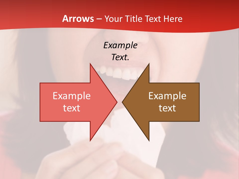 A Woman Eating A Piece Of Food With Her Eyes Closed PowerPoint Template