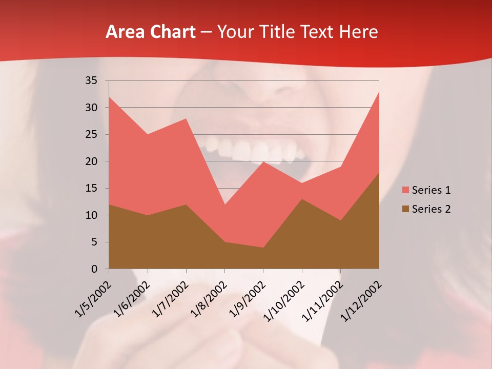 A Woman Eating A Piece Of Food With Her Eyes Closed PowerPoint Template