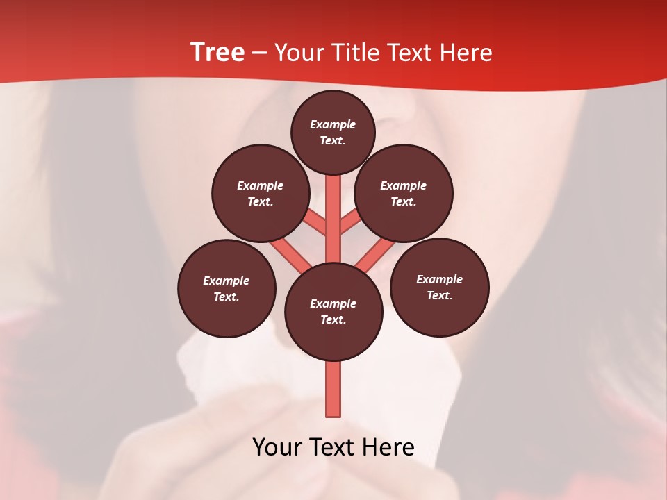 A Woman Eating A Piece Of Food With Her Eyes Closed PowerPoint Template