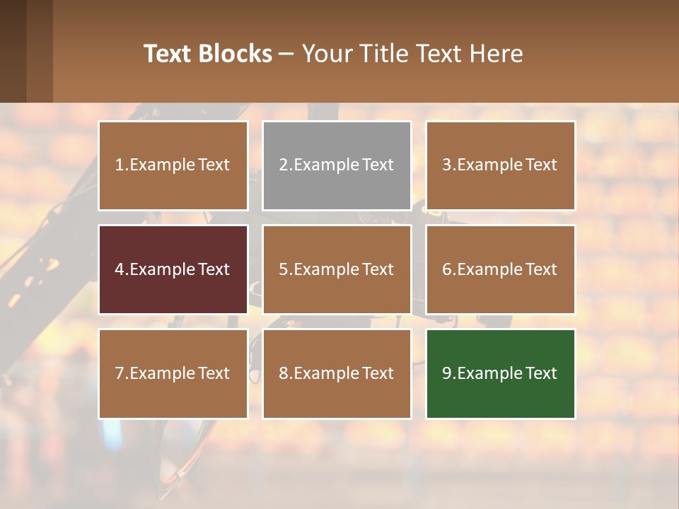 A Camera Attached To A Tripod In Front Of A Wall Of Oranges PowerPoint Template