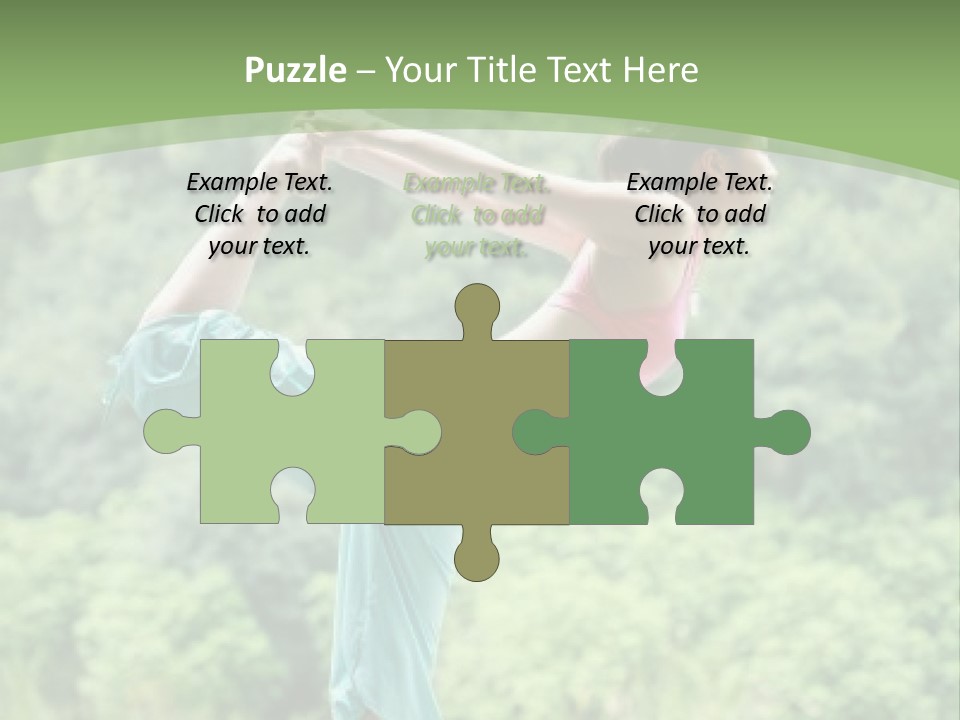 A Woman Doing A Yoga Pose On A Dock PowerPoint Template