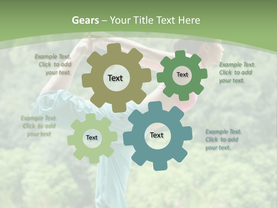 A Woman Doing A Yoga Pose On A Dock PowerPoint Template