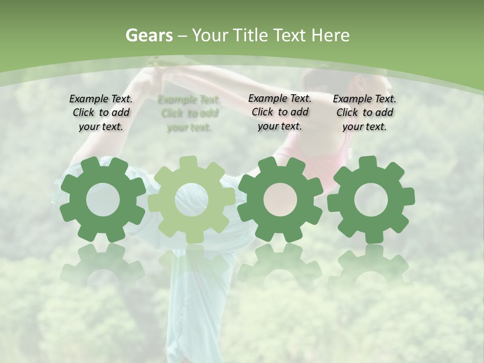 A Woman Doing A Yoga Pose On A Dock PowerPoint Template