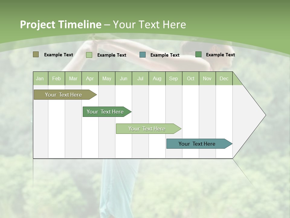 A Woman Doing A Yoga Pose On A Dock PowerPoint Template