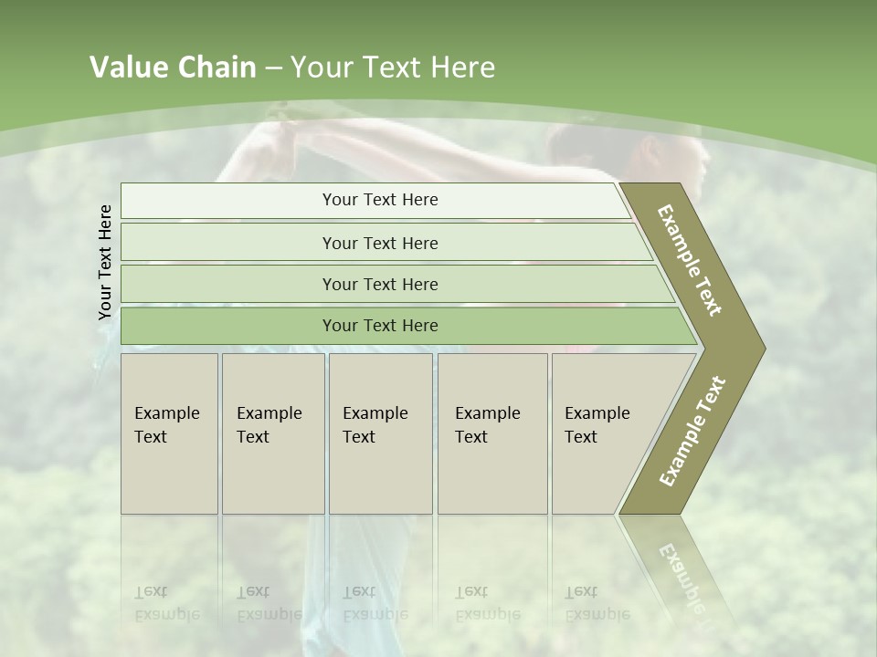 A Woman Doing A Yoga Pose On A Dock PowerPoint Template