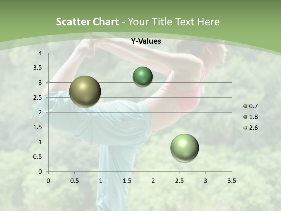 A Woman Doing A Yoga Pose On A Dock PowerPoint Template