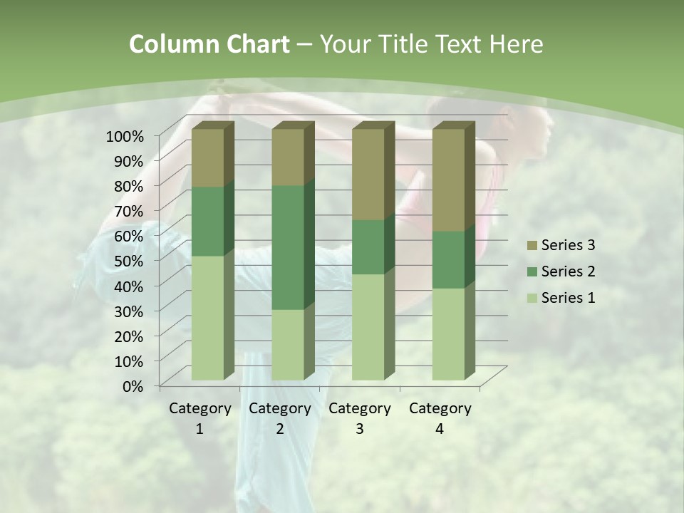 A Woman Doing A Yoga Pose On A Dock PowerPoint Template