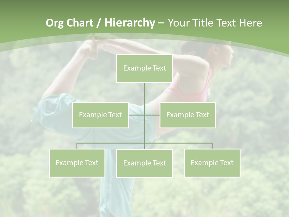 A Woman Doing A Yoga Pose On A Dock PowerPoint Template