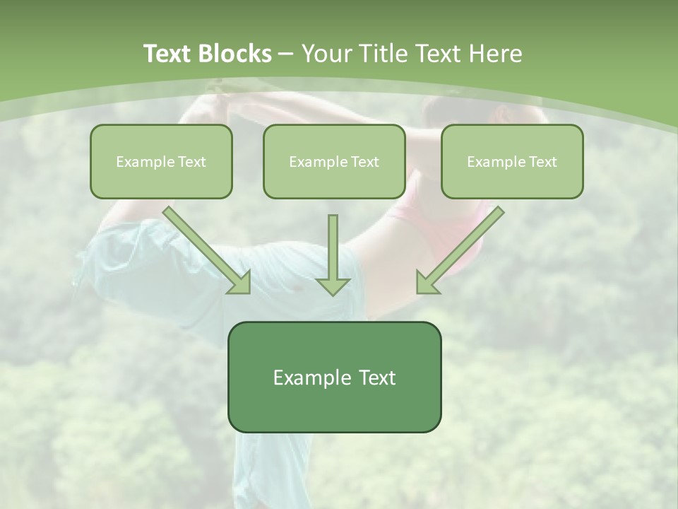 A Woman Doing A Yoga Pose On A Dock PowerPoint Template