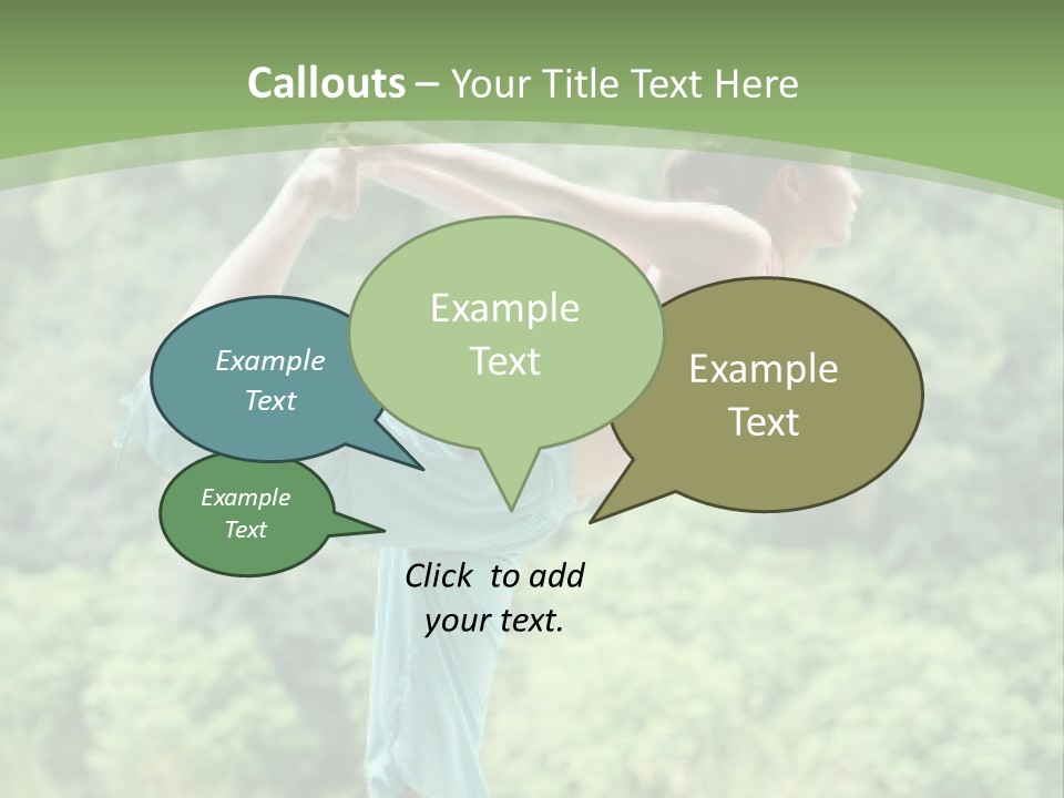 A Woman Doing A Yoga Pose On A Dock PowerPoint Template