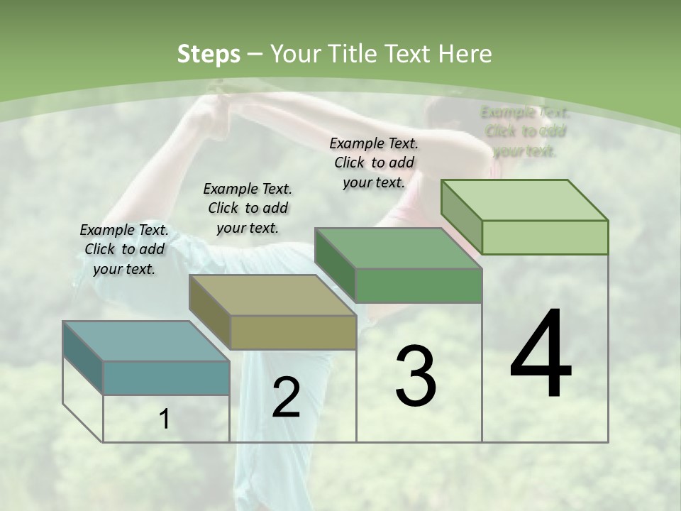 A Woman Doing A Yoga Pose On A Dock PowerPoint Template