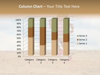 A Little Girl Running Across A Sandy Beach PowerPoint Template