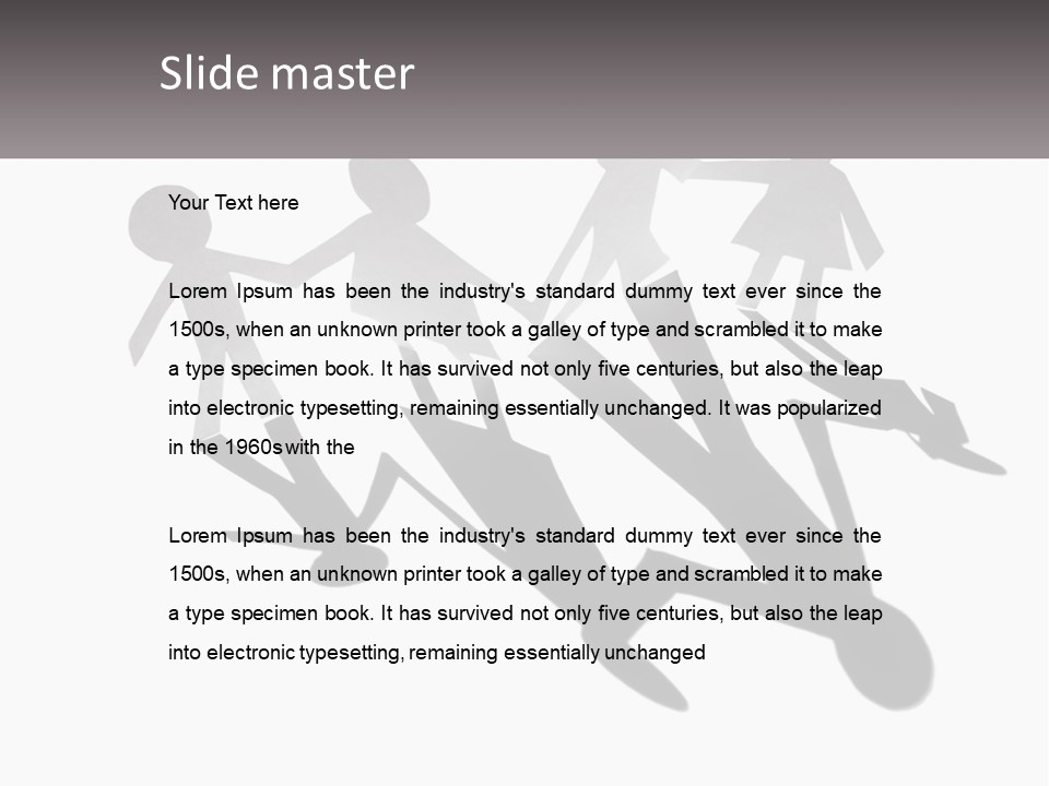 A Group Of People Holding Hands In Front Of A Sign PowerPoint Template