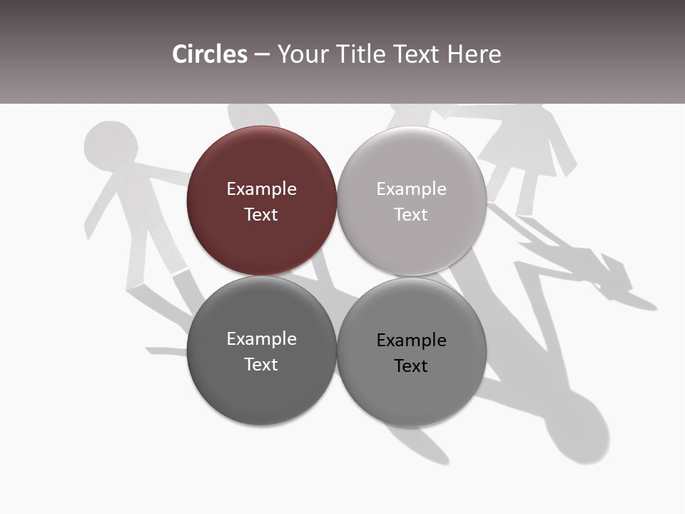 A Group Of People Holding Hands In Front Of A Sign PowerPoint Template